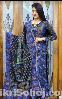 Buticks Gharara Three Piece